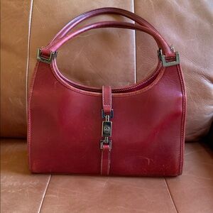 ❤️GUCCI Bordeaux-colored Jackie Bardot Bag❤️